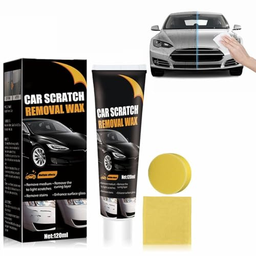 Rimuovi Graffi Auto,Polish Auto Rimuovi Graffi,2025 Cera Riparatrice per Autos,Cera Autos Professionale,Scratch Remover for Vehicles,Car Scratch Remover Wax,Pasta Di Riparazione Antigraffio,120 ml