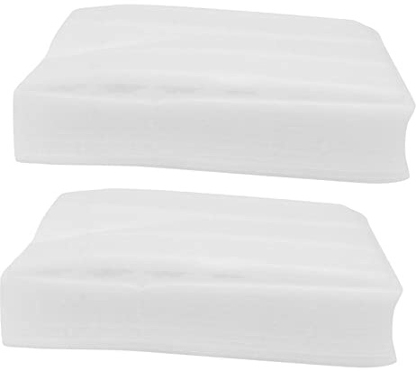 Contenitore per Uova con Coperchio, 2 Pezzi, Design a Griglia Bianco | Imballaggio Domestico per Uova, Struttura in Lana Perla, Uso Negozio e Supermercato, Formato Compatto