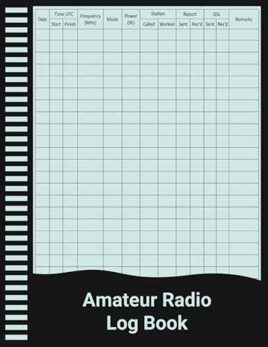 Amateur Radio Log Book: Ham Radio Contact Log for Recording QSO Details, Frequencies, and Signal Reports.