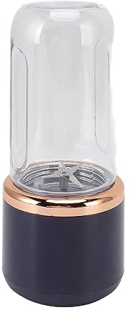 Haofy Mélangeur Portable de 300 Ml avec 6 Lames, 21 000 Tr/min pour Smoothies et Shakes, sans Fil, Rechargeable par USB, pour les Voyages, l'extérieur et une Utilisation Quotidienne