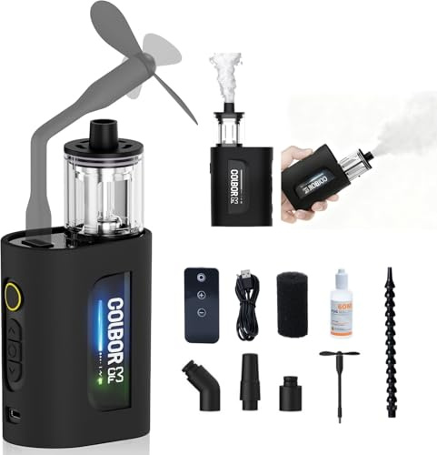 COLBOR CF3 Nebelmaschine Fog Machine für Fotografie, Nebelgerät für Bühnen und Streaming Szeneneffekte
