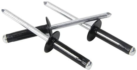 Remaches Ciegos Triples De Aluminio, 50 Uds., Remache Ciego De Bombilla Pintada De Negro, Remaches Ciegos Estructurales, Remaches De Aire Acondicionado Automotriz(4X16mm)