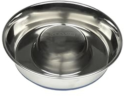Classic Pet Products Classic Super Premium Steel Slow Feeder, Small, 880 ml