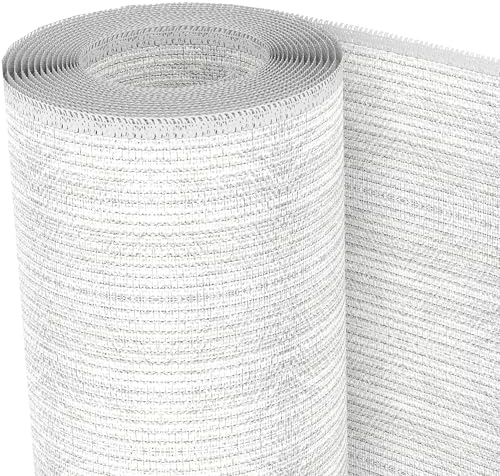 TENAX abschirmendes Gewebe Soleado in White 1,50x50 m Weiß, Schattenspendender Sichtschutz zum Abschirmen von Balkonen, Terrassen, Umzänunungen und Toren