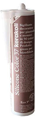 KERAKOLL SILICONE COLOR - 37 Cartuccia da 310 ml di sigillante decorativo per piastrelle e mosaici