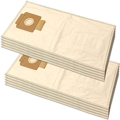 PakTrade 10 Microfiber Vacuum Cleaner Dust Bags For Kärcher T 10/1 Adv, eco!efficiency, Professional