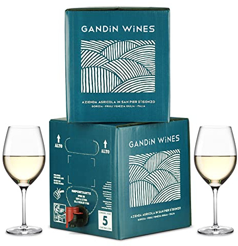 Bag in Box vino Pinot Grigio 5L + Bag in Box vino Friulano 5L - Vigne di Giulia