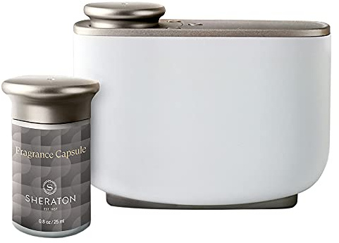 Sheraton Room Diffuser Set - Hotel Scent Collection - Aromatherapy Air Freshener - Machine and Capsule Set - Beach House Scent