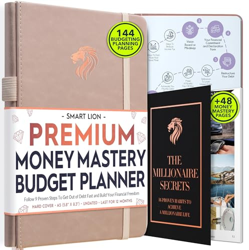Pianificatore finanziario e pianificatore di budget mensile e organizzatore di bollette mensili - Viaggio di 12 mesi verso la libertà finanziaria, pianificatore di budget mensile