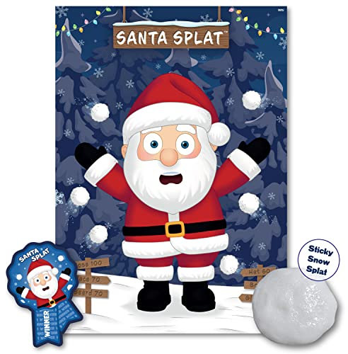 Christmas Family Game - SANTA SPLAT - Unlimited Players, For Children, Family, Kids, Christmas Party, Christmas eve box fillers, Christmas stocking fillers