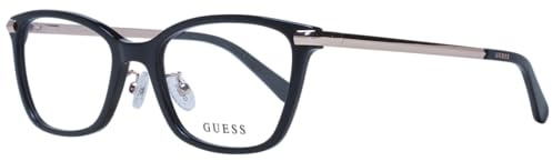 GUESS Brille GU 2890 -D Asian Fit 001 Shiny Black, Shiny Black, 53/19/140, Glänzendes Schwarz, 53/19/140