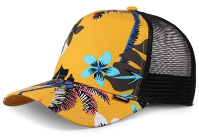 Djinns Trucker Cap HFT Aloha Classic Multi Wheat, Size:OneSize