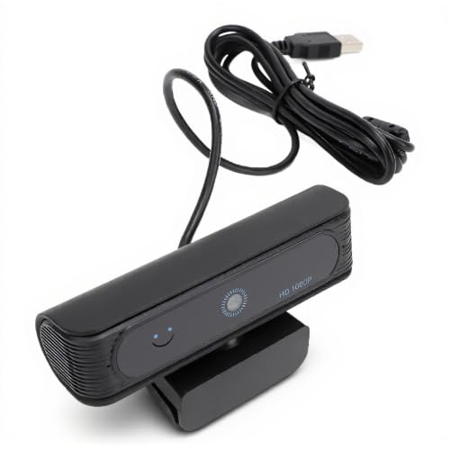 Jectse Webcam de Reconnaissance Faciale, Caméra D'ordinateur 1080P, Caméra Web USB HD Grand Angle 120 °, pour 11 10