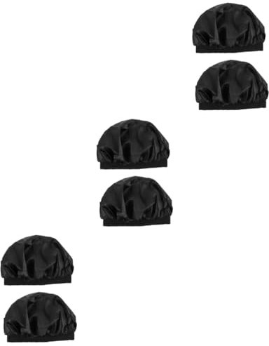 SOIMISS 6stücke Elastische Schlafhaube Für Frauen Satin-band Nachtmütze Für Schlafen Haarschutz Chemotherapie Bade Und Schönheitsanwendungen Hautfreundlich Und Dehnbar Für