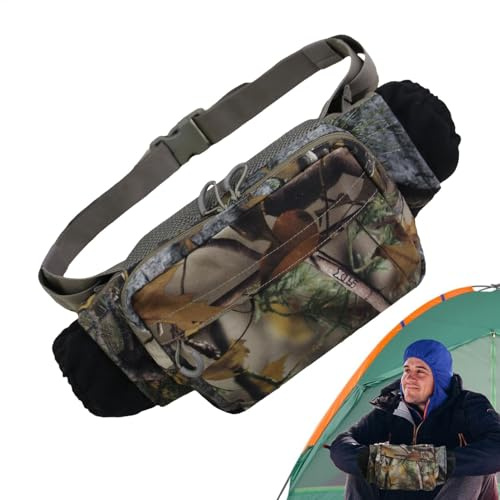 Handwärmer Mit Tasche, Handwärmer, Fleece Warmer Winter-Handmuff Für Die Jagd, Außenorganisations-Handmuff Mit Verstellbarem Halsband Zum Wandern, Jagen