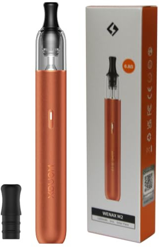 For Geekvape Kit Pod Wenax M2 16 W (Bagliore solare) Batteria 1200mAh 2 ML 0,8Ω Cartuccia Wenax M1 Cartridge V2 Cilindrica Vape Pen Ricarica rapida Tipo-C 5V/2A Vape Originale - No Nicotine