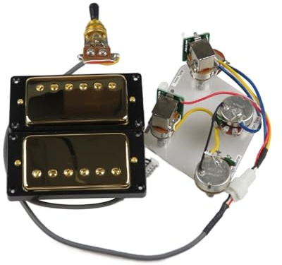 Humbucker Tonabnehmer Hals und Steg Pickup 4C Harness Push-Pull Single Cut Set für Gibson Epiphone Gitarre