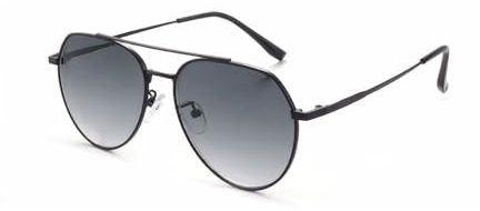 Gafas de sol miopía con filtro de luz azul Lentes grises tintadas Gafas de miopía para hombres y mujeres en marco de metal