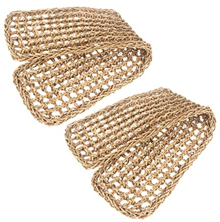 WOONEKY 2 pièces Hamac pour Lézards Herbe de Mer Durable Coussin Amovible Lavable Convient Aux Dragons et Iguanes Installation Facile