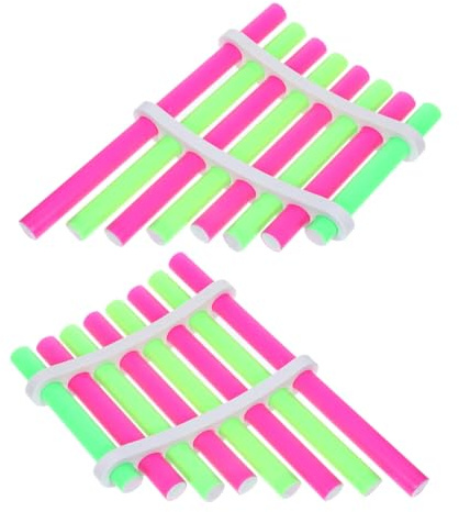 ELAYARD 2sätze Kleines Panflöten-spielzeug Zum Selbstbau Diy-musikspielzeug Für Junge Mädchen Panflöte Zum Basteln Kleinkinder-entwicklungsspielzeug