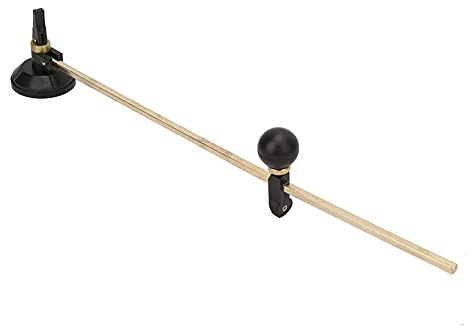 MasYosh Tagliavetro, Utensile da Taglio Circolare Regolabile a 6 Ruote con Ventosa, Stile Compasso per Disegno del Vetro, Macchina per Nerofumo, Apertura del Camino Dell'Aria (Diametro 80 cm)