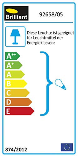 Brilliant Schreibtischlampe Schreibtischleuchte Audrey weiß