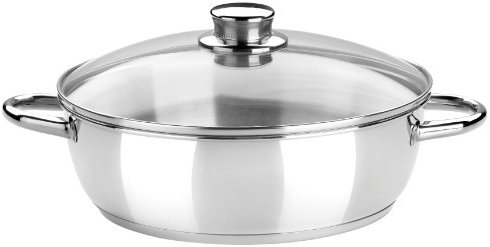 Monix Optima - Rustidera Optima 26 cm con tapa de cristal