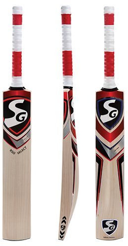 SG Barand RSD Select Cricketschläger, 100 % Original, englischer Weide, kurzer Griff (Farbe kann variieren)