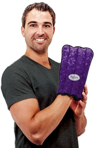 MyCare Heizkissen – Therapiewärmer und kühlender Handschuh für Arthritis, steifer Schmerz und Trigger Finger – natürliche Schmerzlinderung für die Hand vor feuchter Hitze und beruhigender Kälte