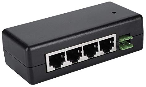 4 Port Gigabit PoE Switch,Nicht standardmäßiger passiver PoE-Injektor,DC9V-48V PoE Injektor,PoE Adapter mit IEEE802.3af / at-Netzwerkgeräten kompatibel, für IP-Kamera