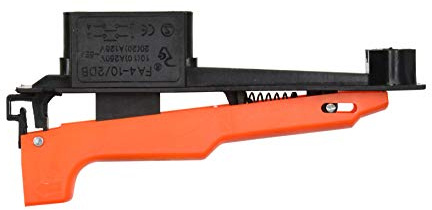 BSD Interruttore di Ricambio, Interruttore per Smerigliatrice Angolare - Modello: FA4-10/2DB - 10A 250V/20A 125V - Compatibile con 230mm Smerigliatrice Angolare DWT