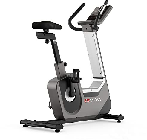 AsVIVA H25 Heimtrainer & Ergometer Studio Pro mit Bluetooth, Kinomap, 32 Widerstandsstufen, 18 kg Schwungmasse, für Zuhause