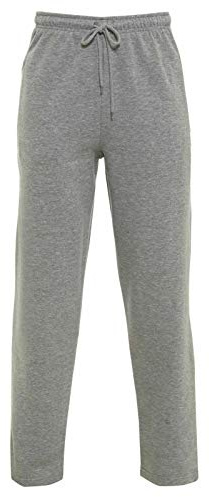 NY Deluxe Edition herr öppen fåll fleece underdel spårbyxor casual joggingbyxor UK storlek S till 5XL