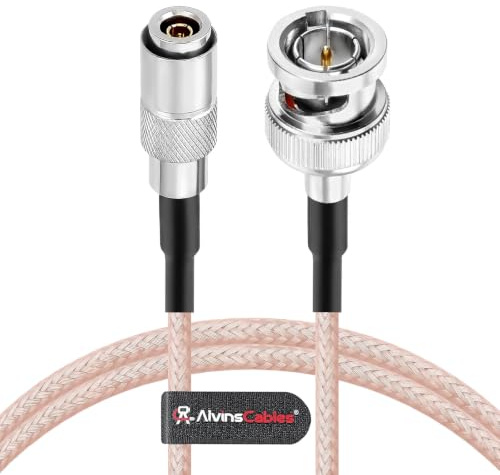Alvin's Cables BNC Maschio a DIN Mini BNC HD SDI 75 Ohm Cavo per Blackmagic HyperDeck Shuttle 30CM
