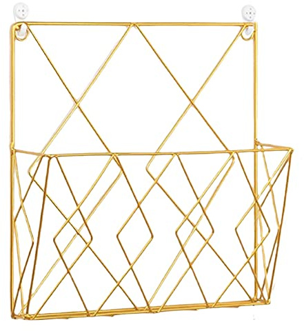 Zeitschriftenhalter, Dekorativer Moderner Metall Wandhalterung Zeitschriftenhalter, Home Storage Organizer, Platzsparendes Kompaktes Für Zeitschriften, Bücher, Zeitungen, Tablets, Laptops