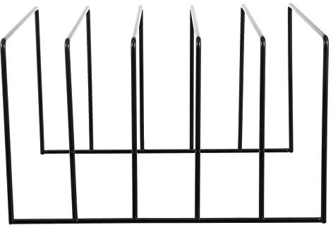 Angoily Magazinhalter Stehend Metall Katalogsammler Zeitungsständer Tisch Bücherregal Zeitschriftensammler Metallgitter Organizer Dokumentenablage für Büro Wohnzimmer Schlafzimmer Badezimmer