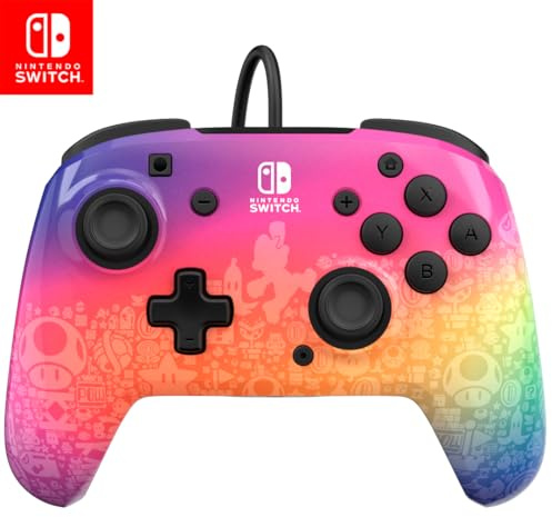 PDP Switch Rematch verkabelt controller STAR SPECTRUM Offiziell Lizenziert durch Nintendo - Customizable buttons, sticks, triggers, and paddles - Ergonomic Controllers