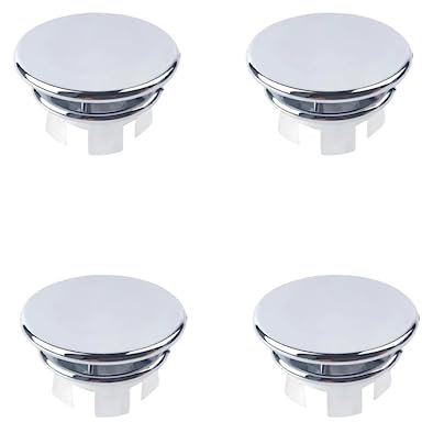 Sink Overflow Ring, 4 Pcs Sink Overflow Cover, Round Overflow Hole Cover, Basin Trim Drain Cap Cover, Sink Hole Overflow Cover, For Sink, Bathroom, Kitchen