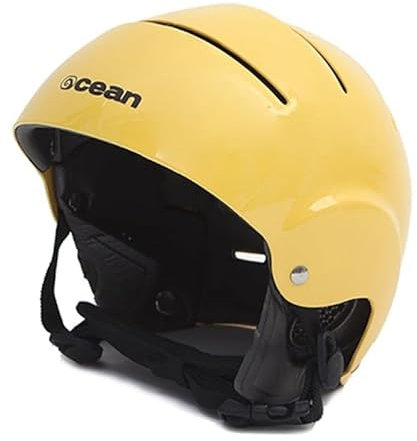OCEAN Bull Helm für Kitesurf und Wassersport, Uni, Gelb, L/XL (580 mm - 620 mm)