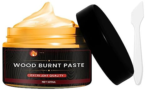 Hemousy Pâte à Bois 120 ML Marqueur Gel à Bois pour travaux manuels et pochoi à Bois | Gravez avec précision et Facilement des Motifs sur du Bois et des Arts