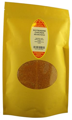 Marshalls Creek Spices ROTISSERIE CHICKEN SEASONING NO SALT 11 oz. Kraft Stand Up Pouch ECO Friendly Recyclable Mailer