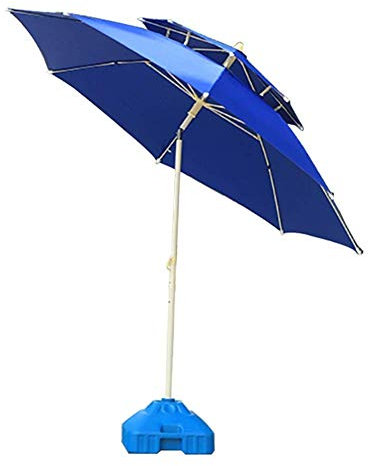 GaRcan Garten-Sonnenschirm, Sonnenschirme, 7,5'/230 cm, Garten-Terrassen-Tischschirm mit Druckknopf-Neigung, perfekt für den Außenbereich, Strand, kommerzielle Veranstaltungsmärkte, Campi