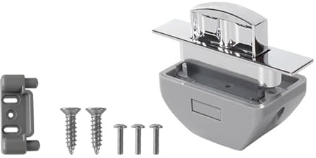 LERONO Druckknopfschloss für Wohnmobile, Boote, Schränke, Schubladenriegel, Knopfschlösser für Möbelbeschläge, Druckknopf-Verriegelungen, Schranktürschnäpper