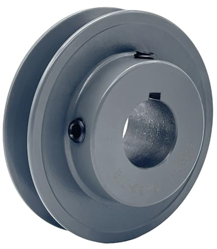 Saelno AK30-7/8 V Belt Pulley 7/8 inch bore 3.05 OD,V-Belt Sheave Cast Iron for A 3L 4L V-Belts,AK3078 Pulley