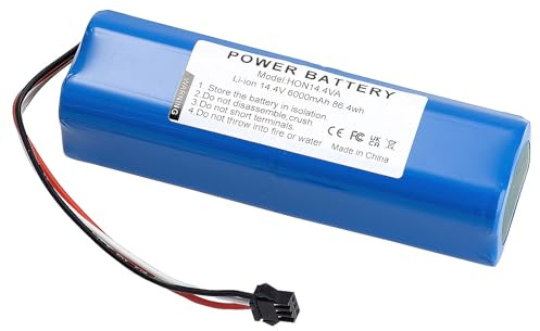 6000mAh 14.4v Li - ION Batteria per Honiture q6 Robot Aspirapolvere Accessori, parti di Ricambio Batteria