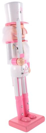 Amosfun Christmas Nutcracker Wooden Soldier Ornament Figure for Xmas Decor Tabletop Display for Holiday Home Festive