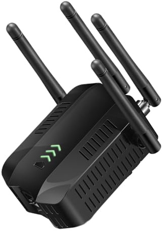 Router Wireless Repeater 1200Mbps Wifi Signal Booster Dual-Band 2.4G 5G WiFi Extender Gigabit Amplifier Home Office Wider Coverage