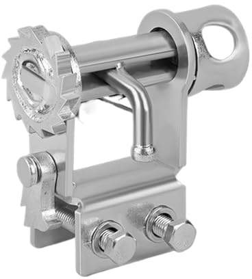 Flatbed Trailer Rope Winch - Sliding Compact Steel Clamping Tool, Track Winch Accessory for Trucks, Cars, and Cargo Transport, Heavy Duty and Reliable Flatbed Equipment for Securing Loads