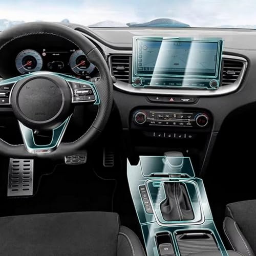 Decorazione d'interni TPU Pellicola protettiva per interni auto, schermo di navigazione, cruscotto, console centrale, pellicola antigraffio, per KIA XCEED 2022 2023 2024