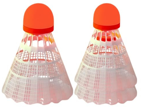 Pallina da badminton - Palline da badminton in nylon | da badminton, Allenatore in nylon antivento luminoso, badminton, per prato all'aperto famiglia adulti bambini posteriore